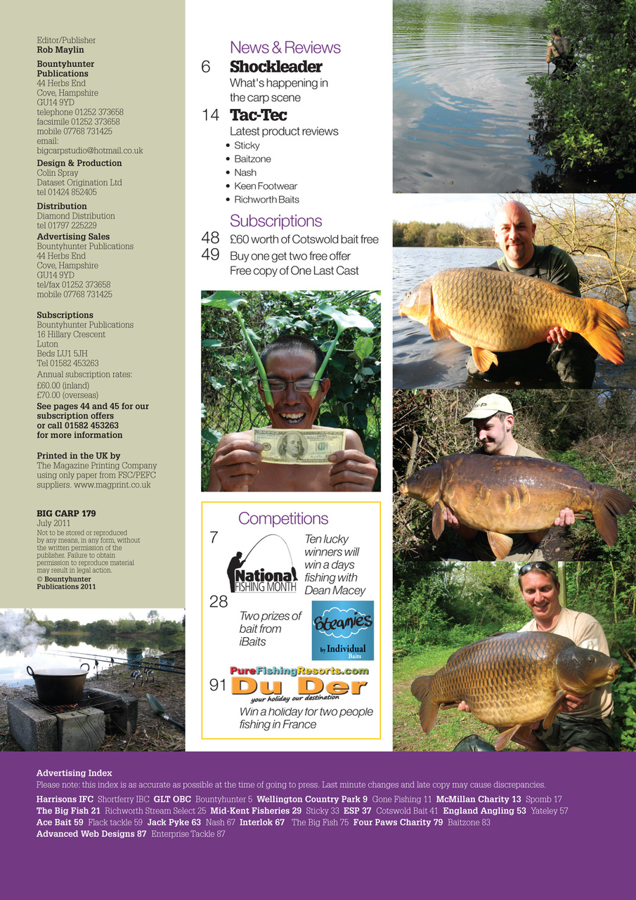 Big Carp Magazine Preview Pages