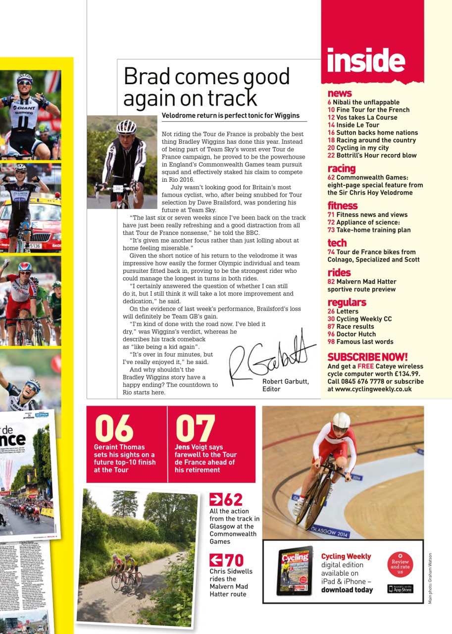 Cycling Weekly Preview Pages