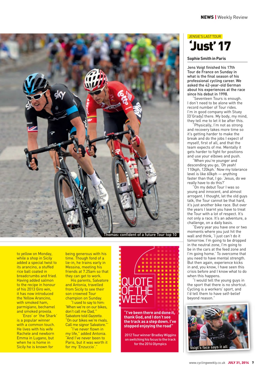 Cycling Weekly Preview Pages