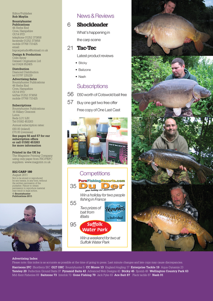 Big Carp Magazine Preview Pages