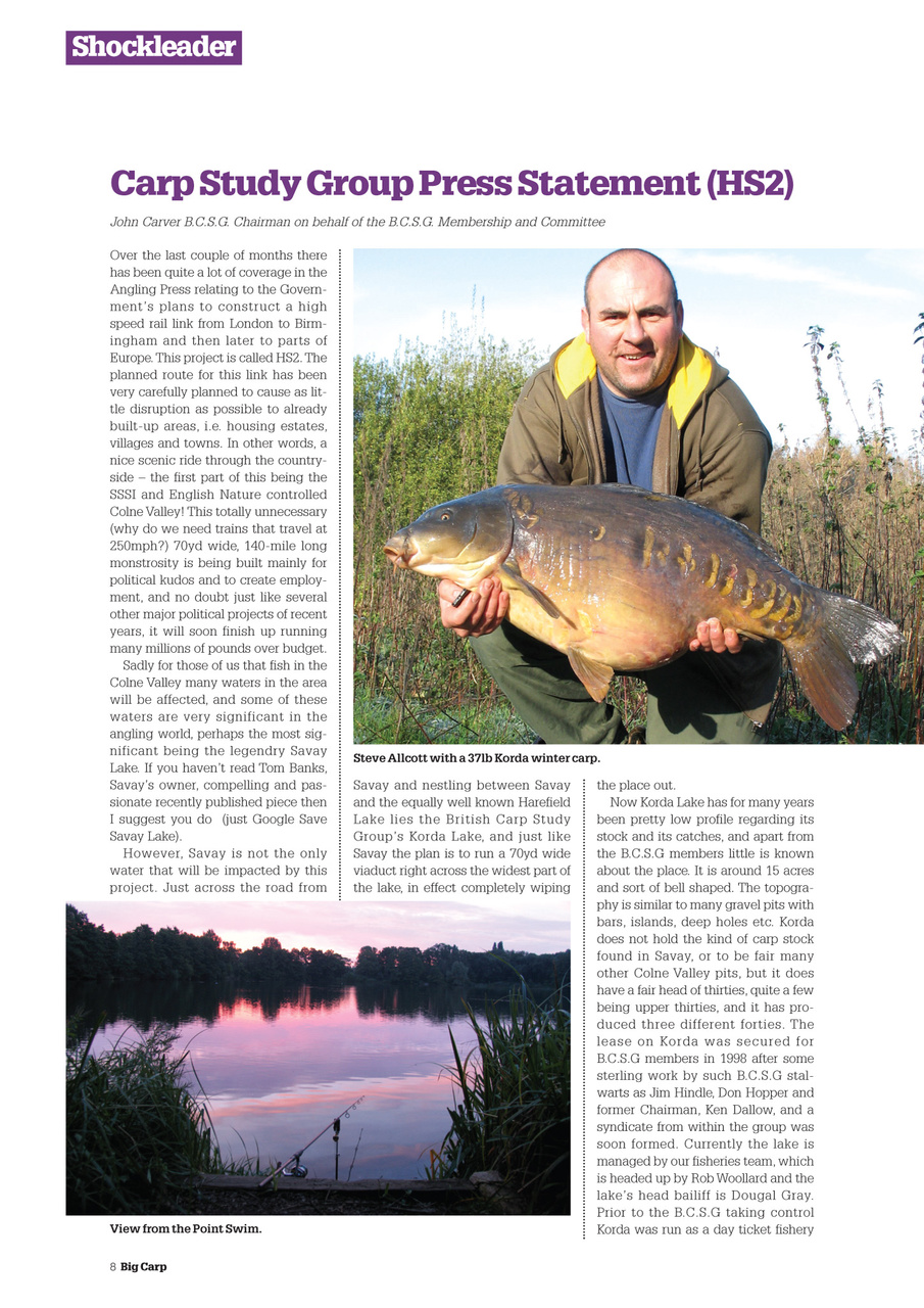 Big Carp Magazine Preview Pages