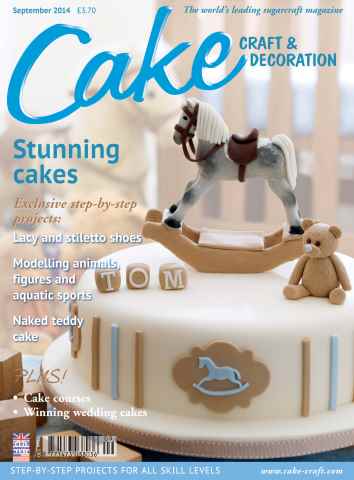Cake Decoration & Sugarcraft Magazine issue September 2014