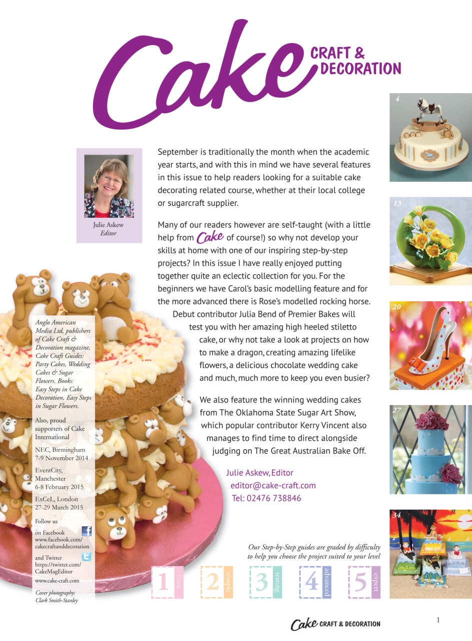 Cake Decoration & Sugarcraft Magazine Preview Pages