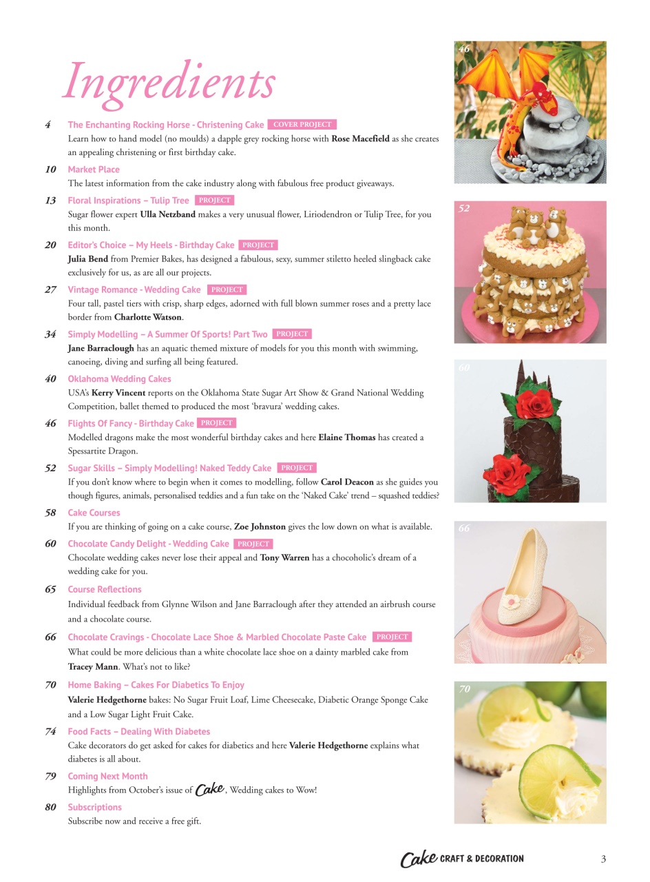 Cake Decoration & Sugarcraft Magazine Preview Pages
