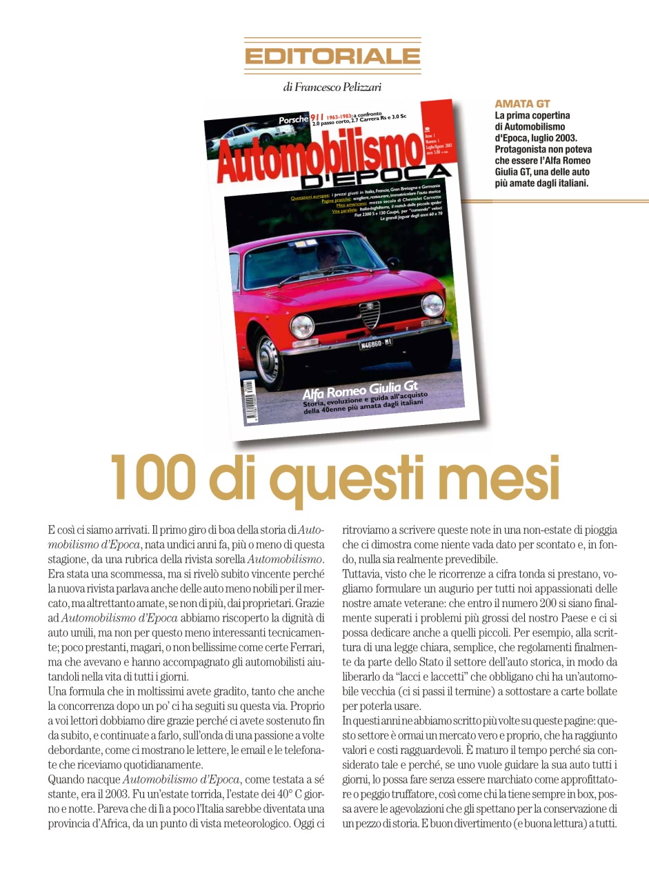 Automobilismo d'Epoca Preview Pages