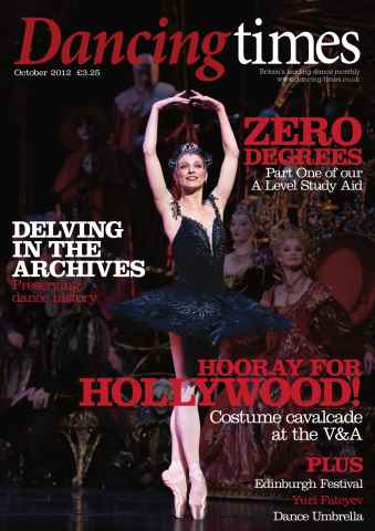 Dancing Times issue October 2012