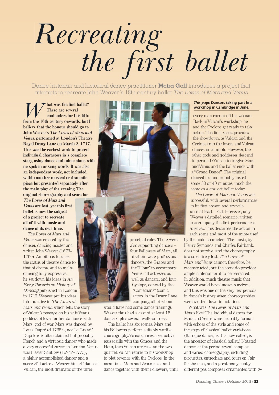 Dancing Times Preview Pages