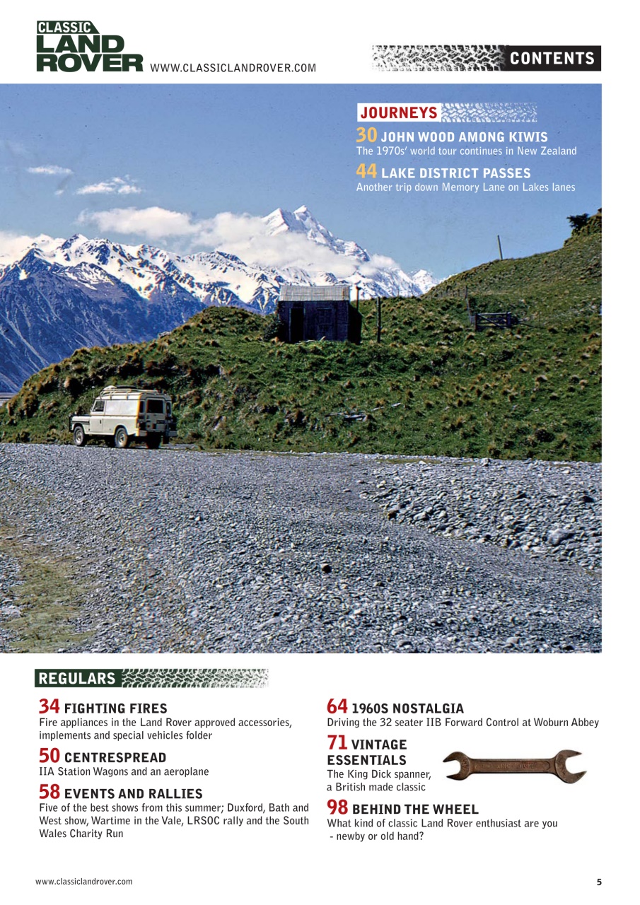 Classic Land Rover Magazine Preview Pages