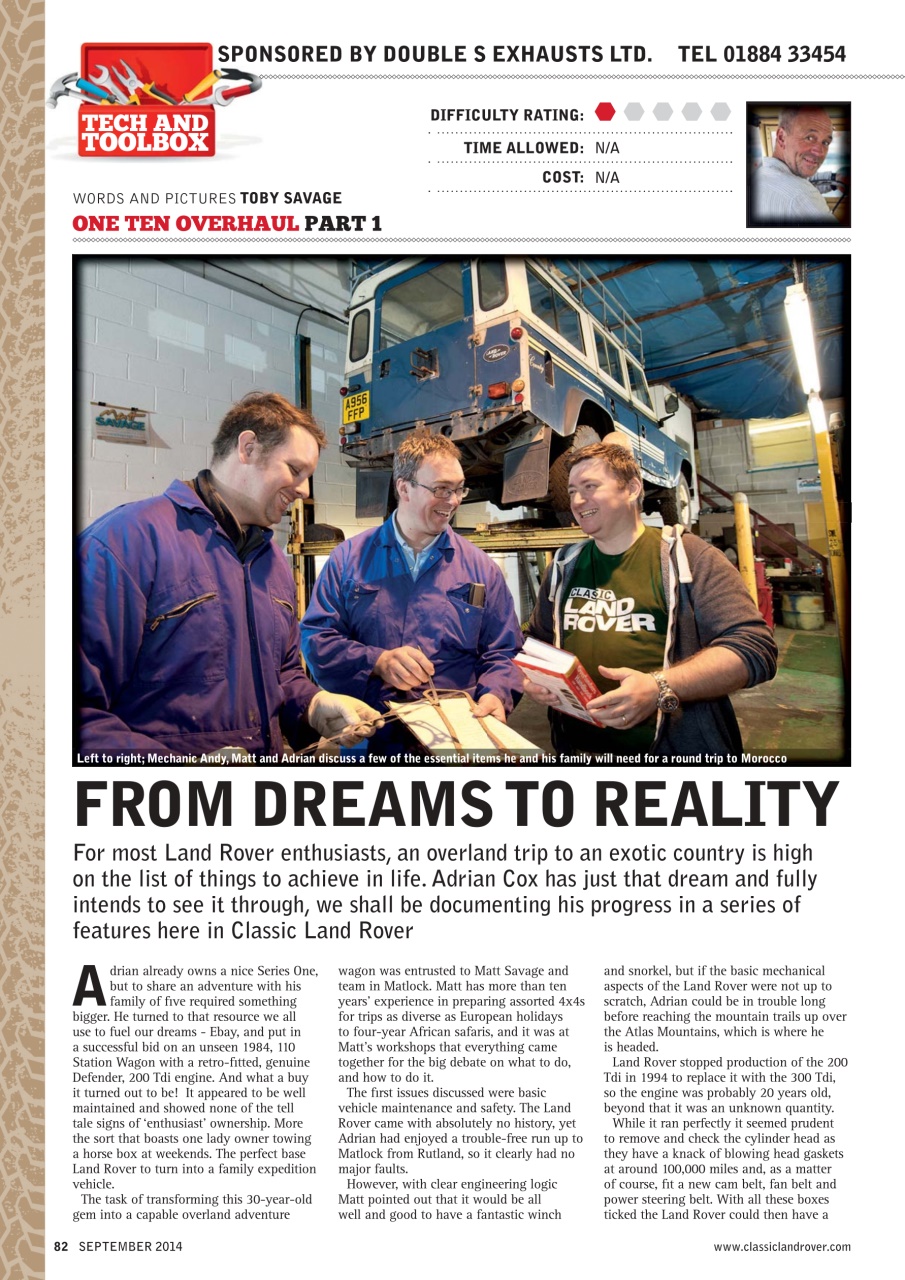 Classic Land Rover Magazine Preview Pages