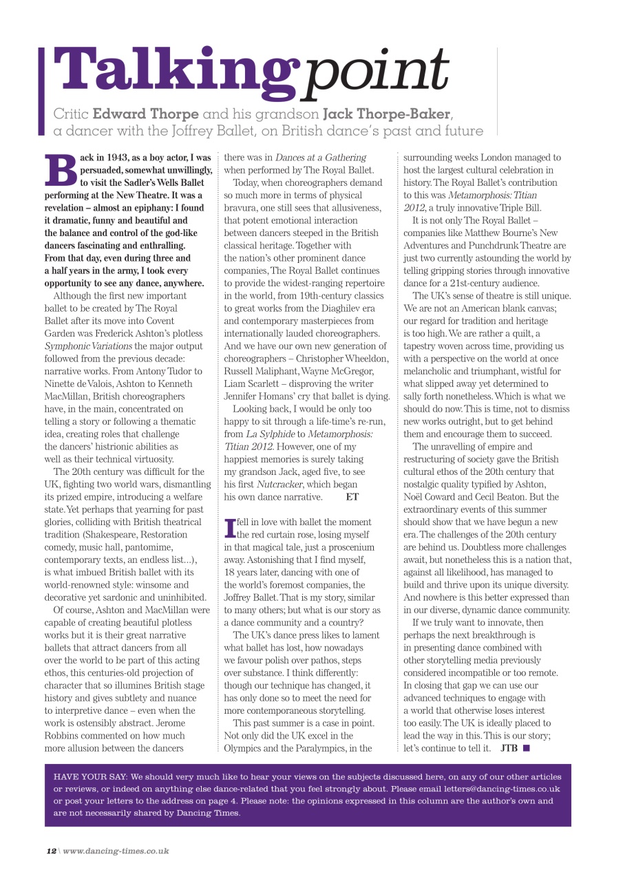 Dancing Times Preview Pages