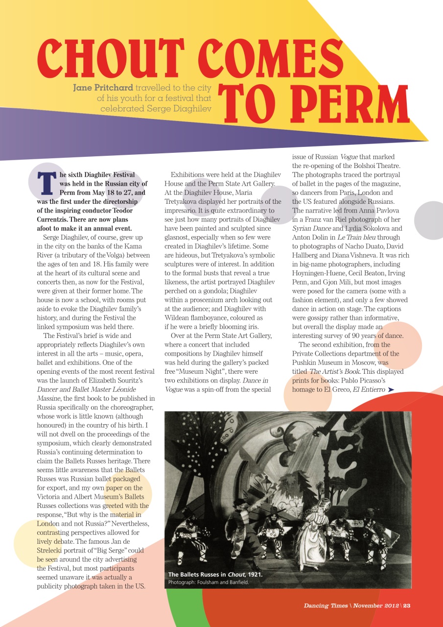 Dancing Times Preview Pages