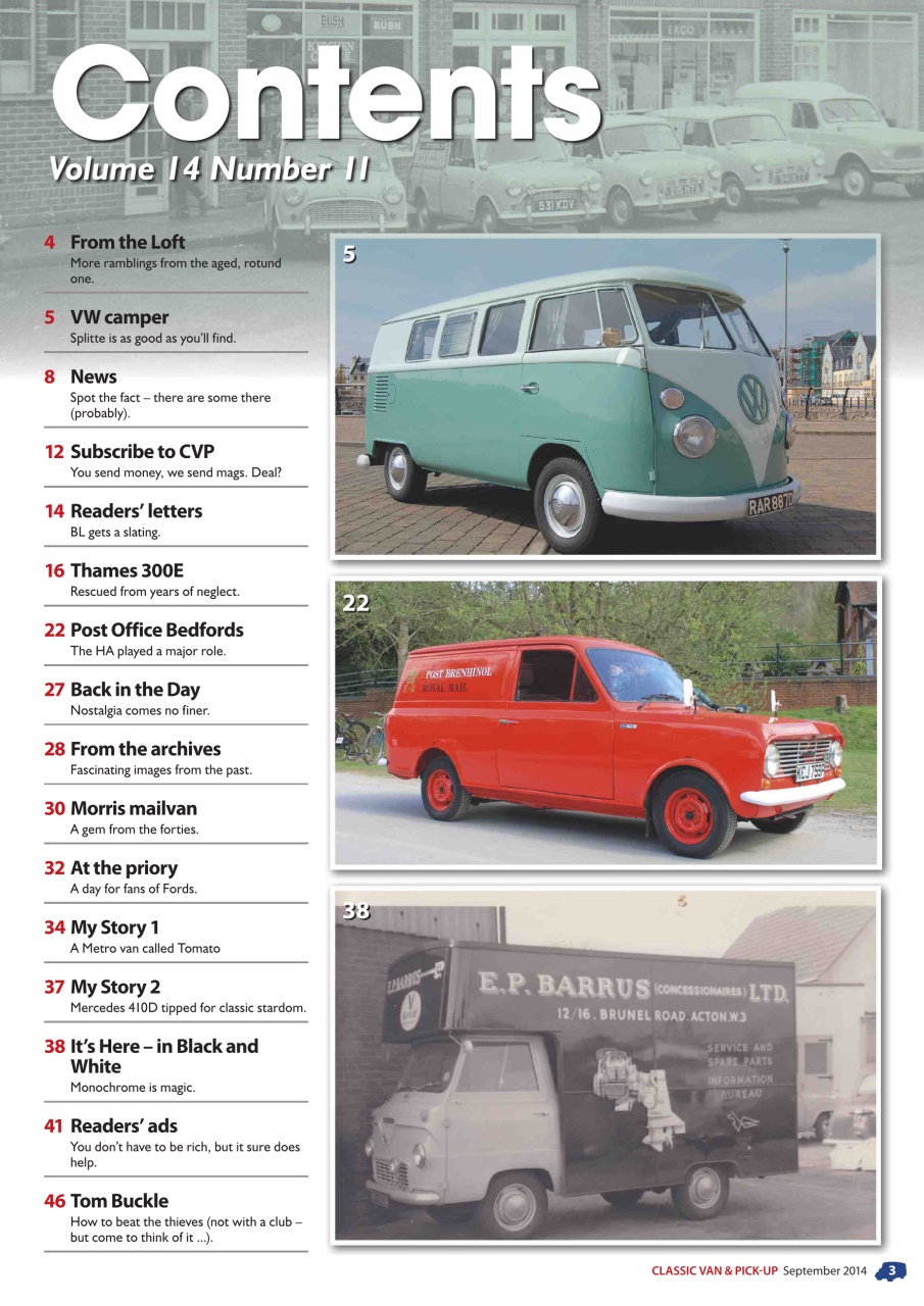 Classic Van & Pick-up Preview Pages
