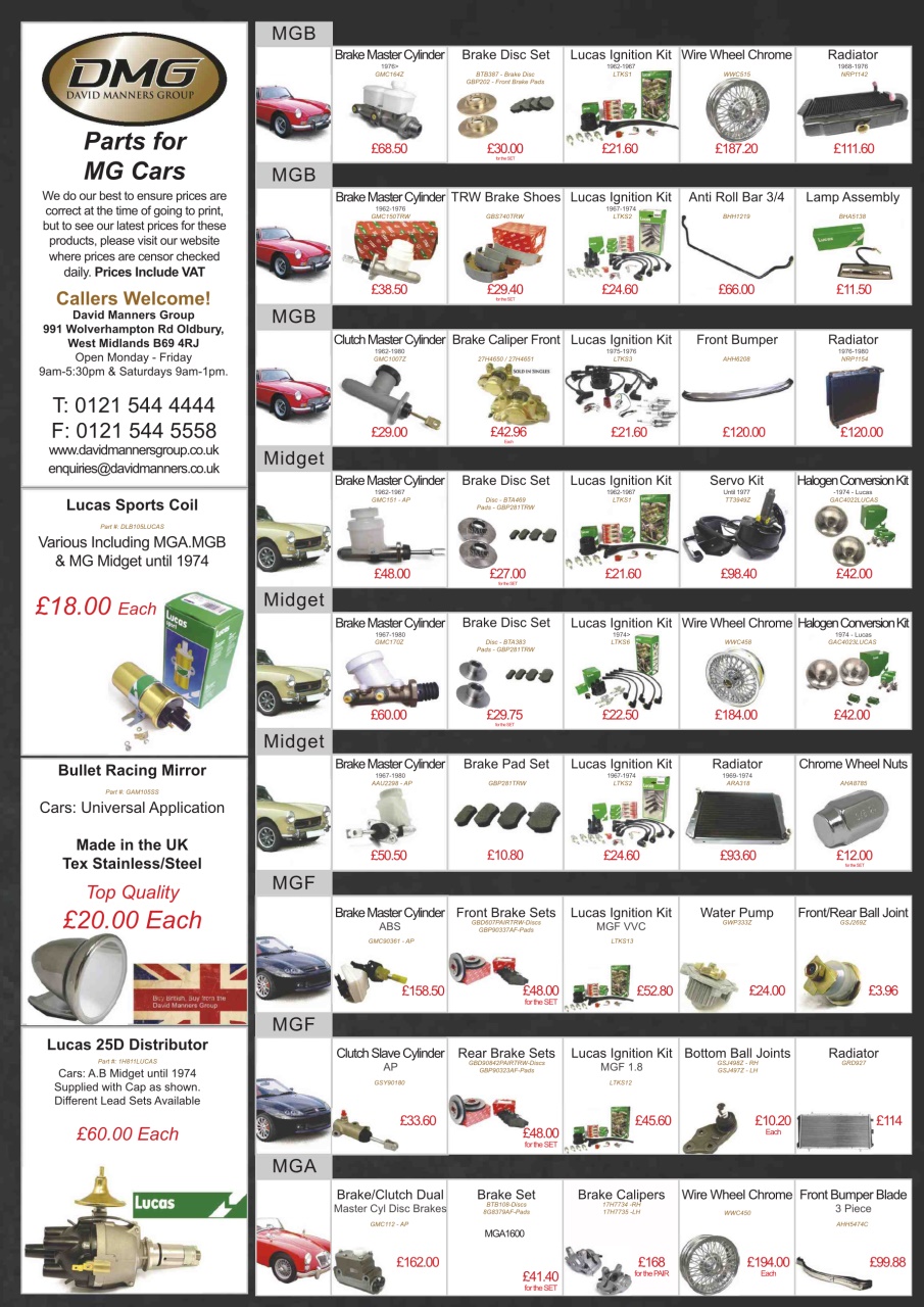 MG Enthusiast Preview Pages