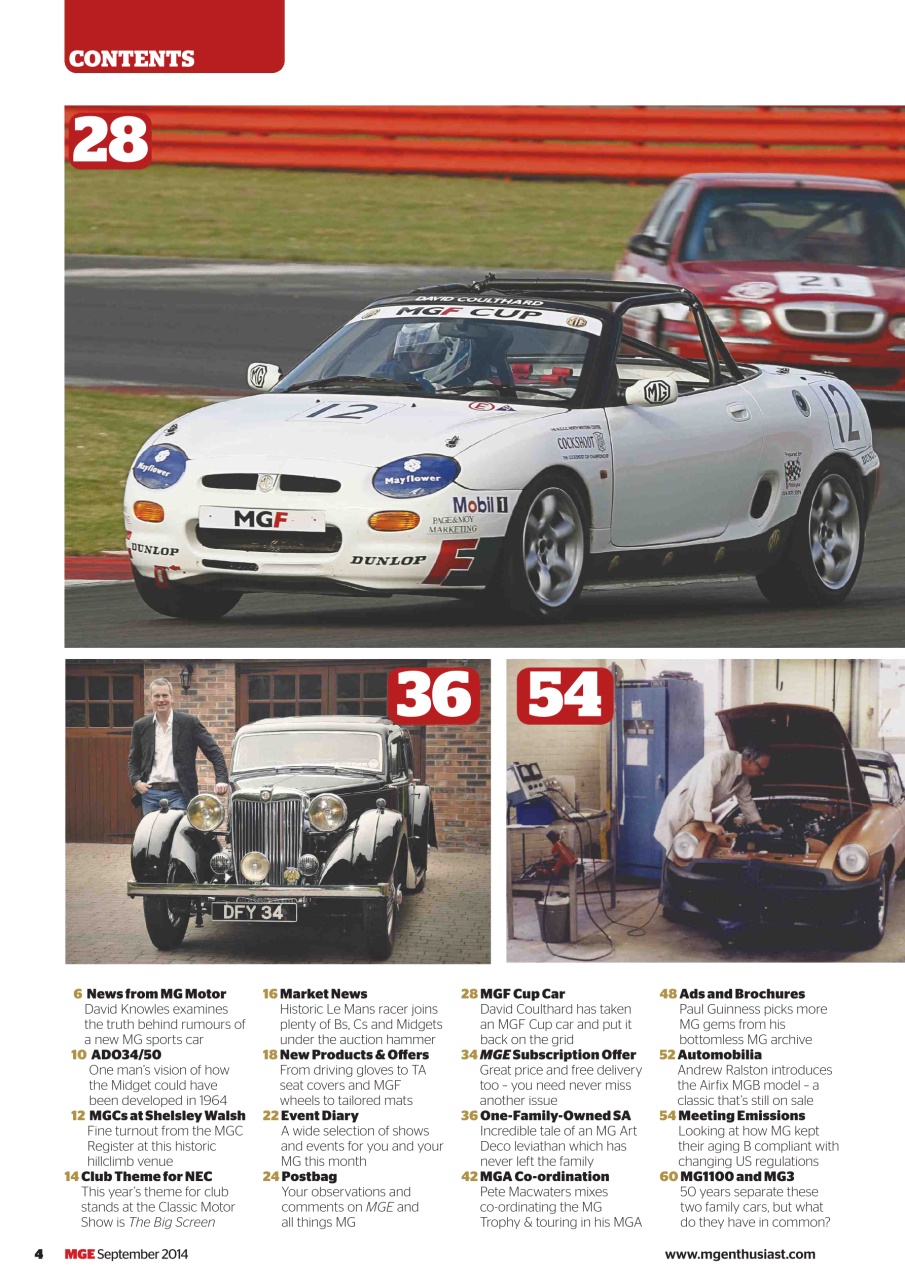 MG Enthusiast Preview Pages