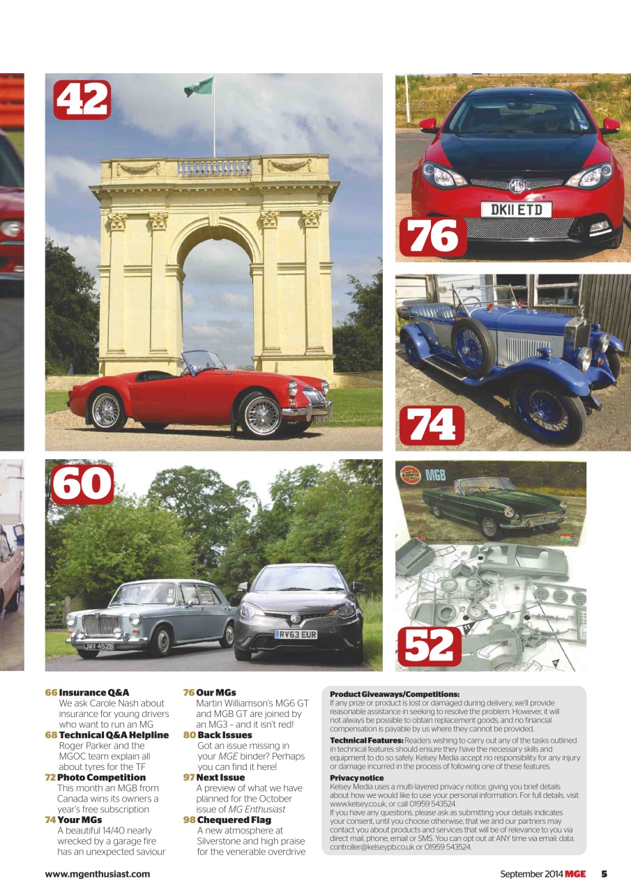 MG Enthusiast Preview Pages