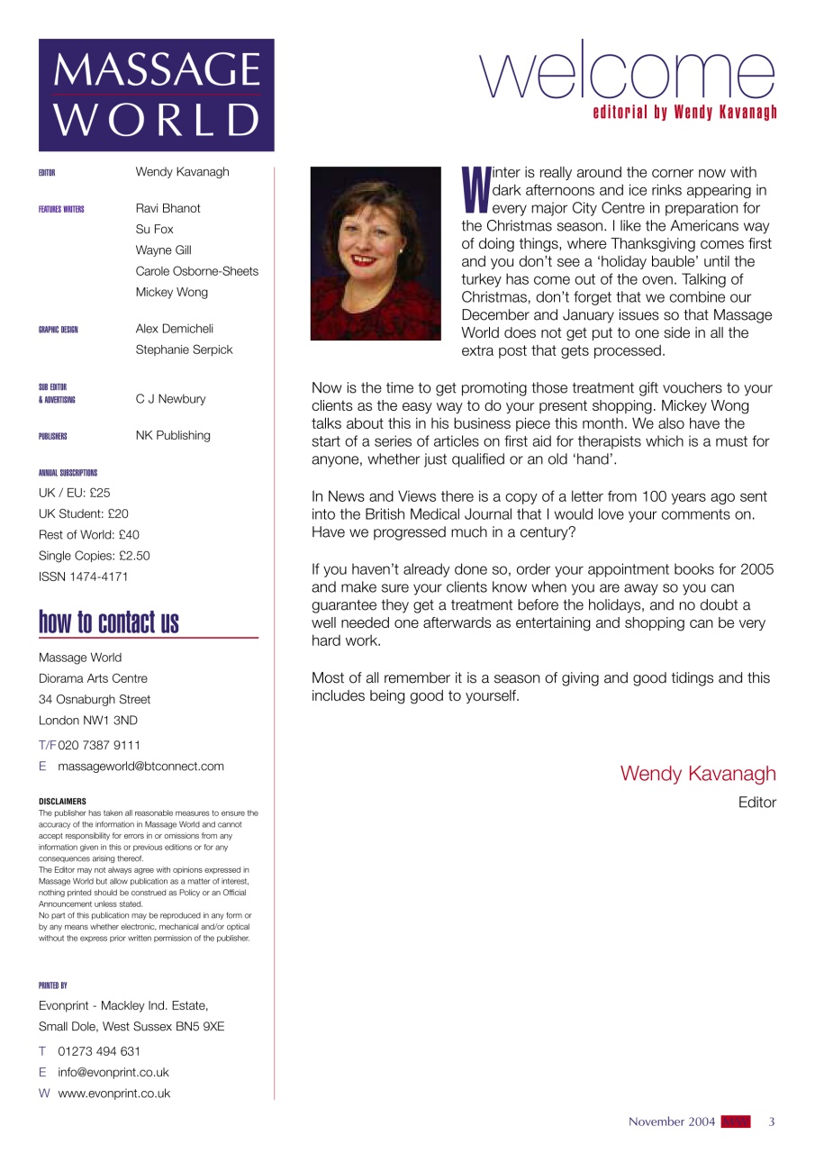 Massage World Preview Pages