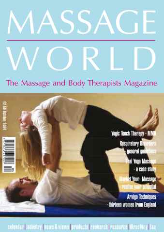 Massage World issue Massasge World Oct 2004