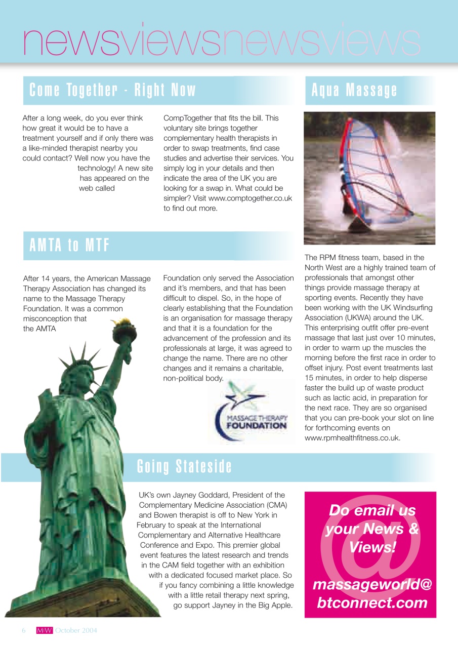 Massage World Preview Pages