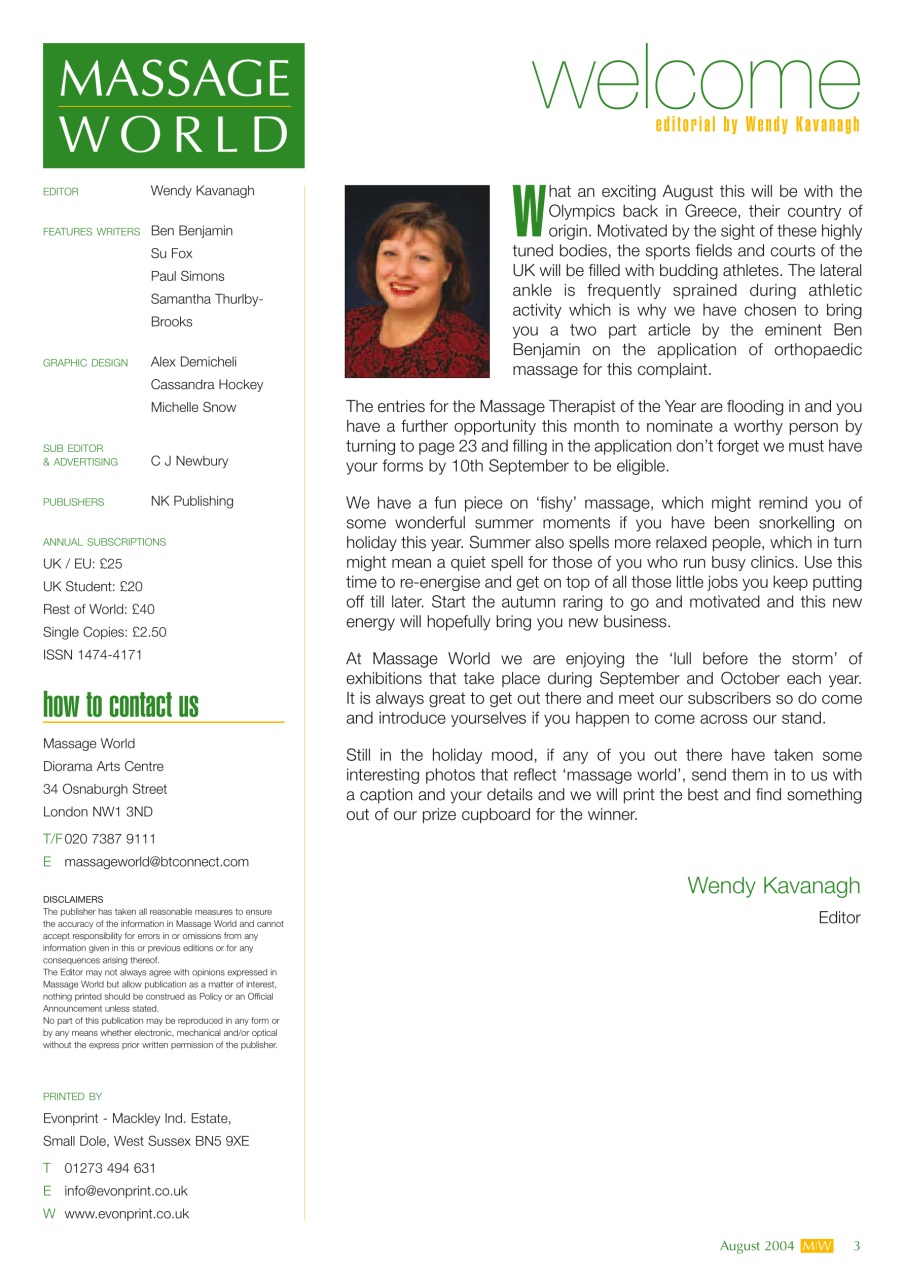 Massage World Preview Pages