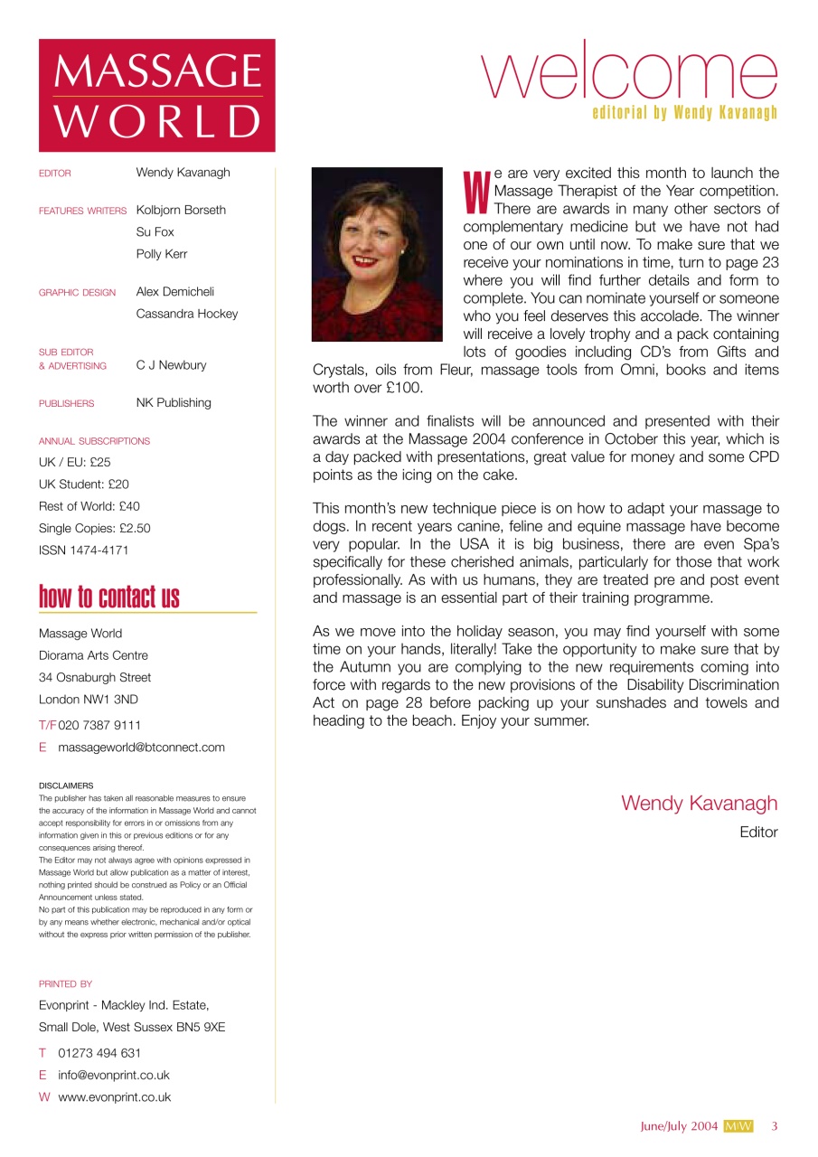 Massage World Preview Pages