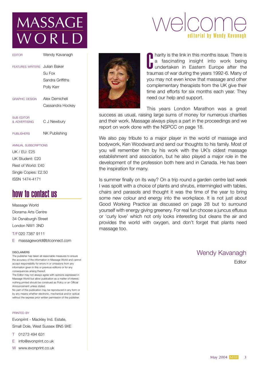 Massage World Preview Pages