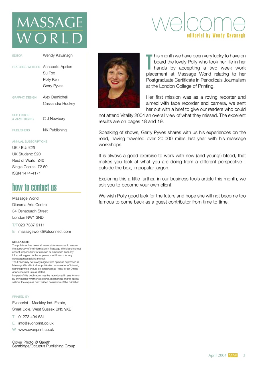 Massage World Preview Pages