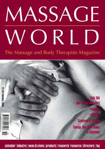 Massage World issue Massage World Feb 2004