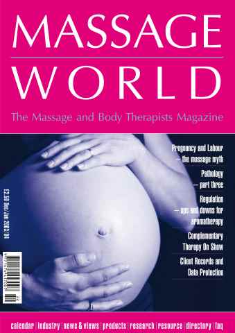 Massage World issue Massage World Dec–Jan 2004