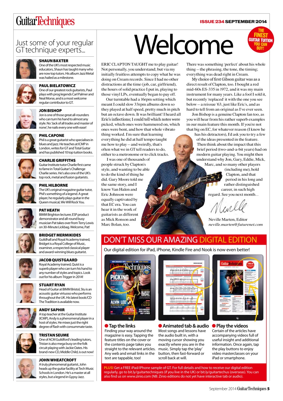 Guitar Techniques Preview Pages