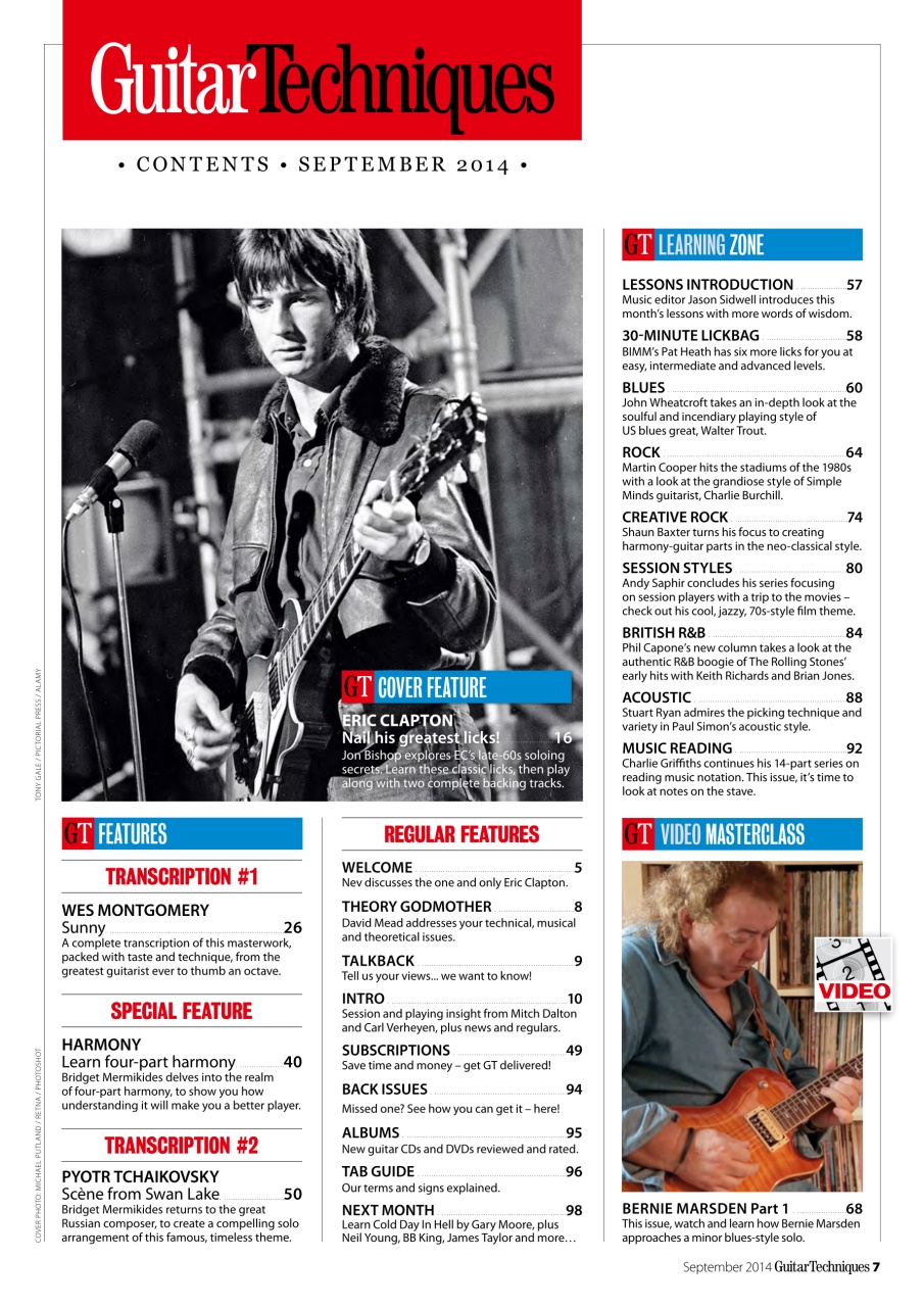 Guitar Techniques Preview Pages