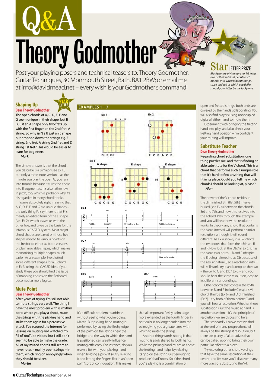 Guitar Techniques Preview Pages