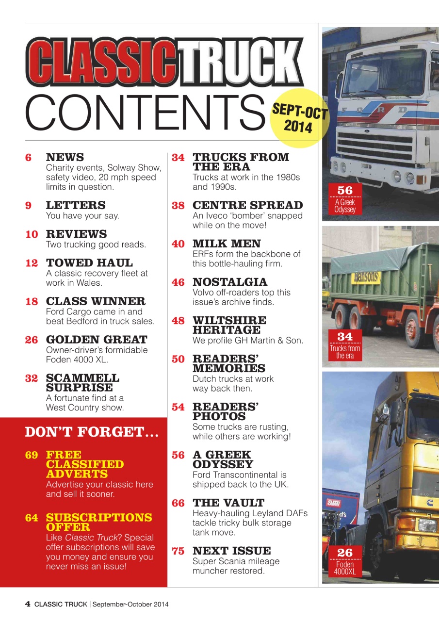 Classic Truck (OLD) Preview Pages