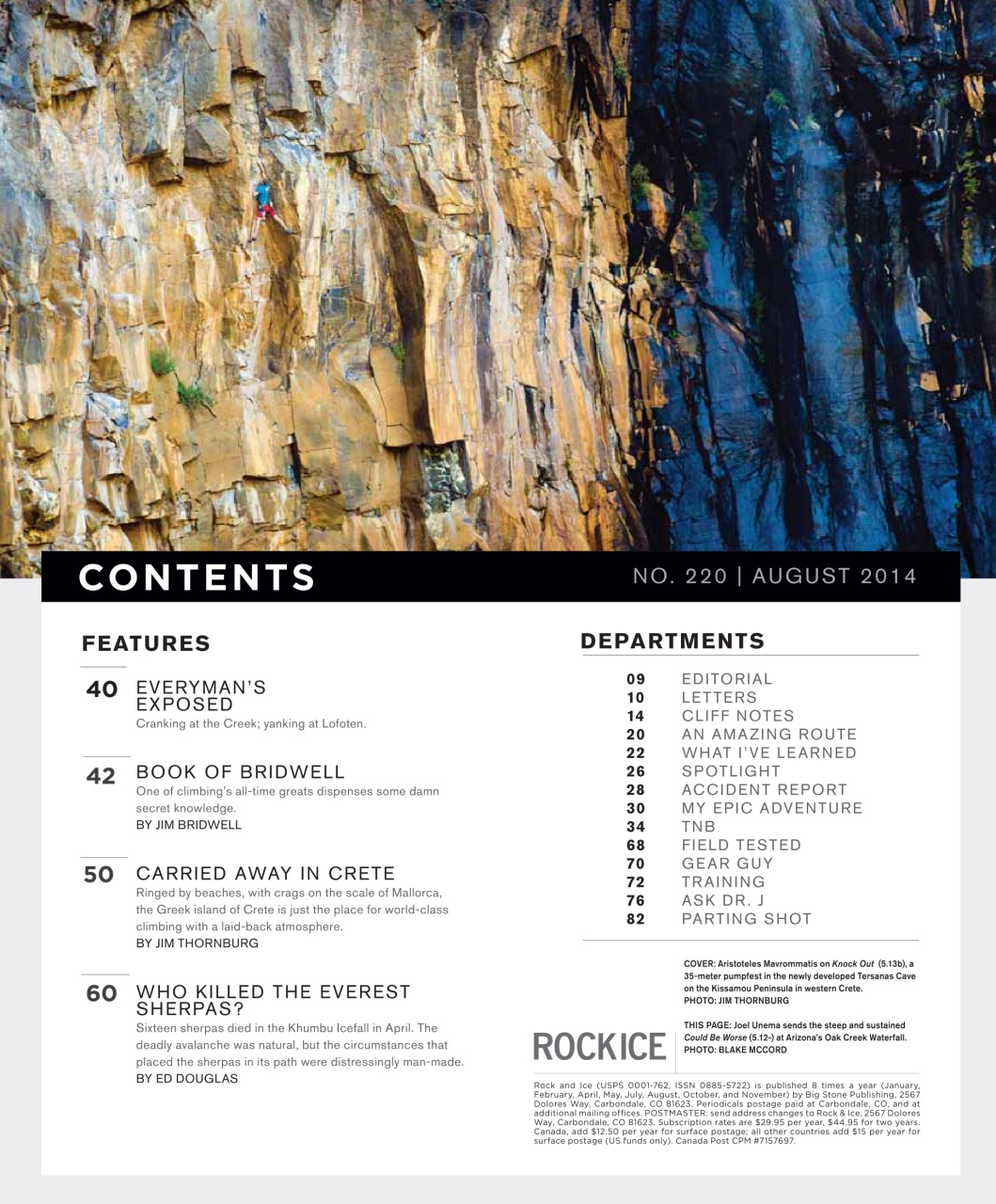 Rock and Ice Preview Pages