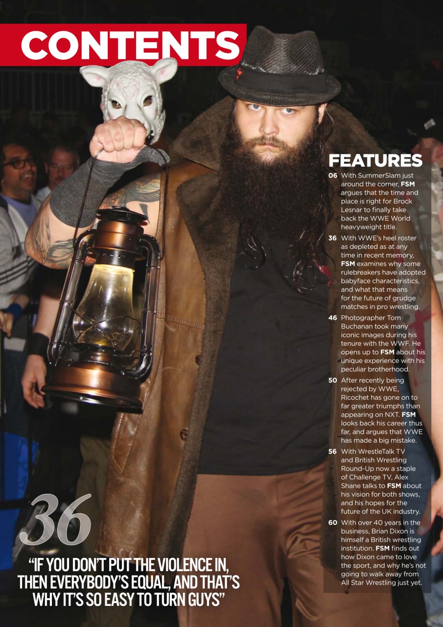 Wrestletalk Magazine Preview Pages