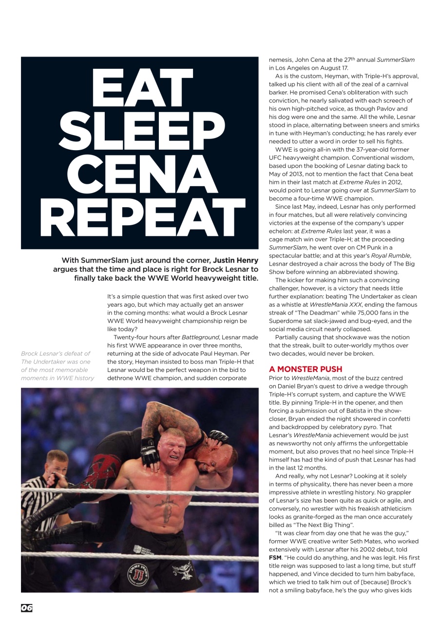 Wrestletalk Magazine Preview Pages