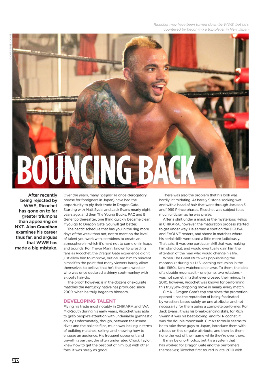 Wrestletalk Magazine Preview Pages