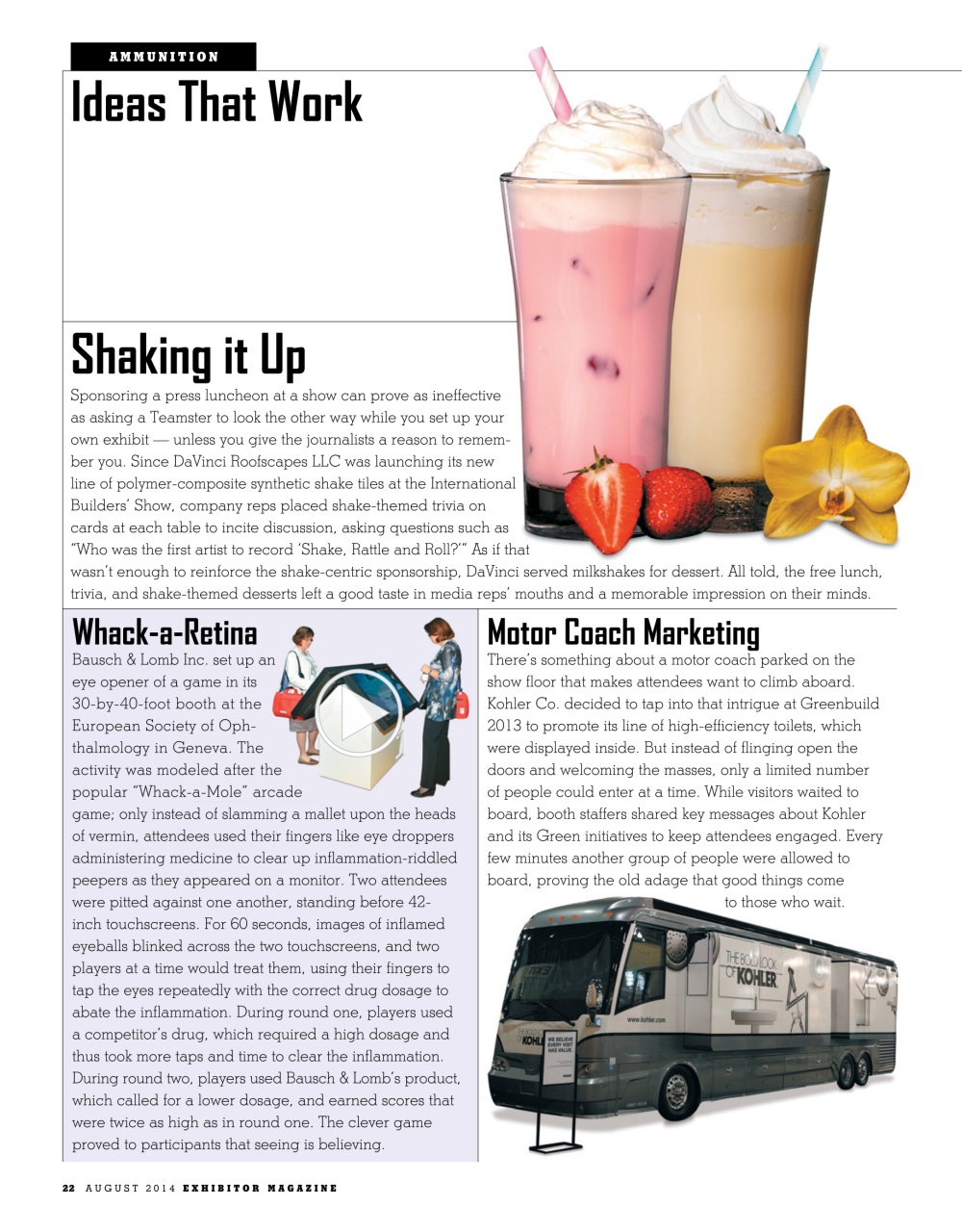 EXHIBITOR Magazine Preview Pages