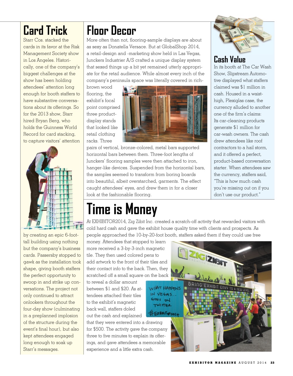 EXHIBITOR Magazine Preview Pages