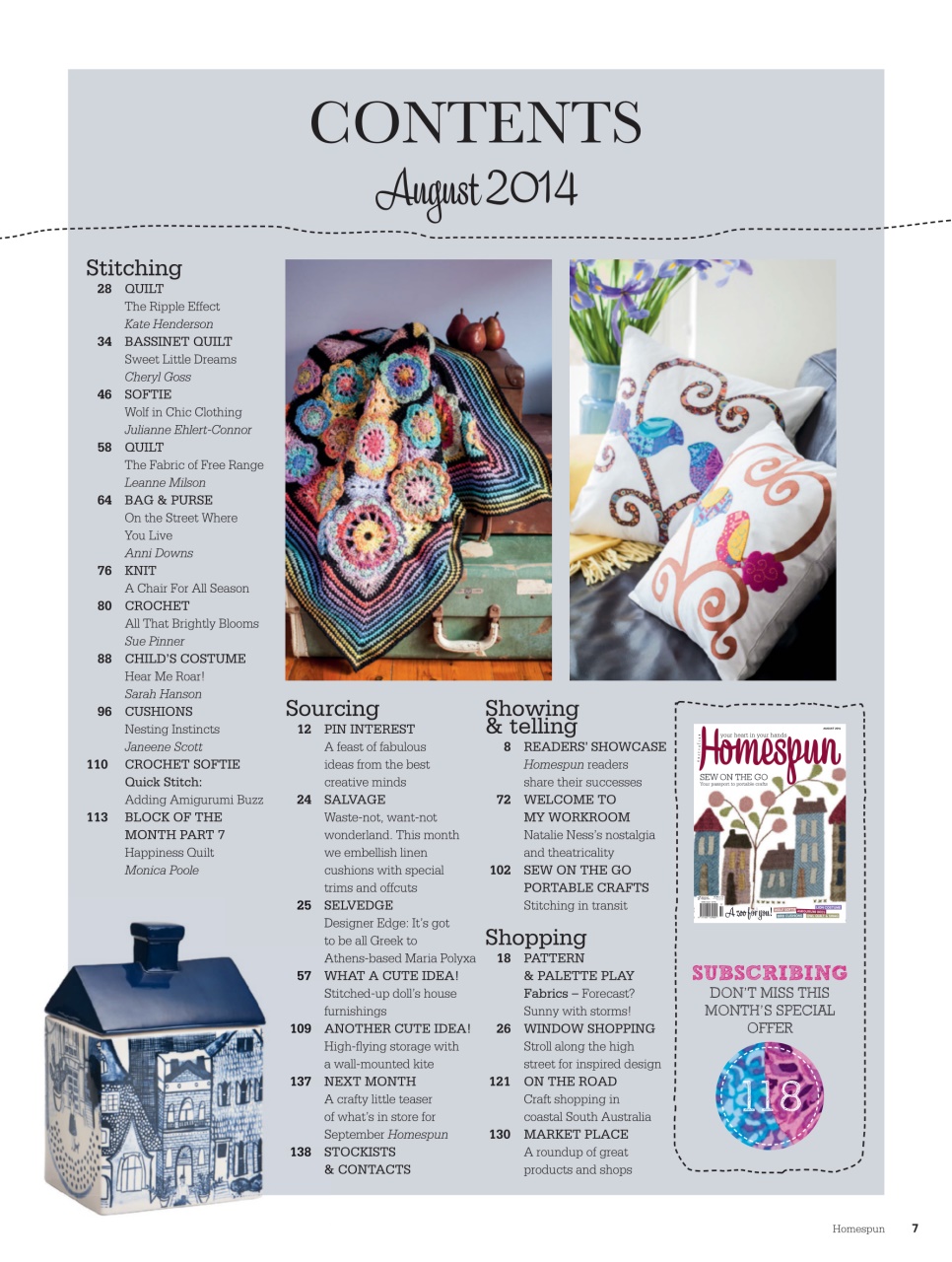 Homespun Preview Pages