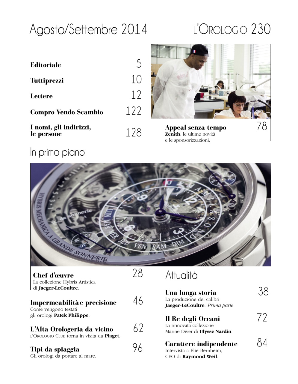 L'Orologio Preview Pages