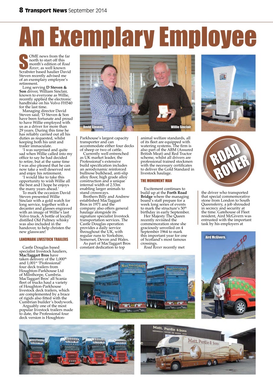 Transport News Preview Pages