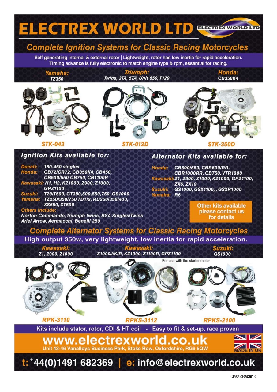 Classic Racer Preview Pages