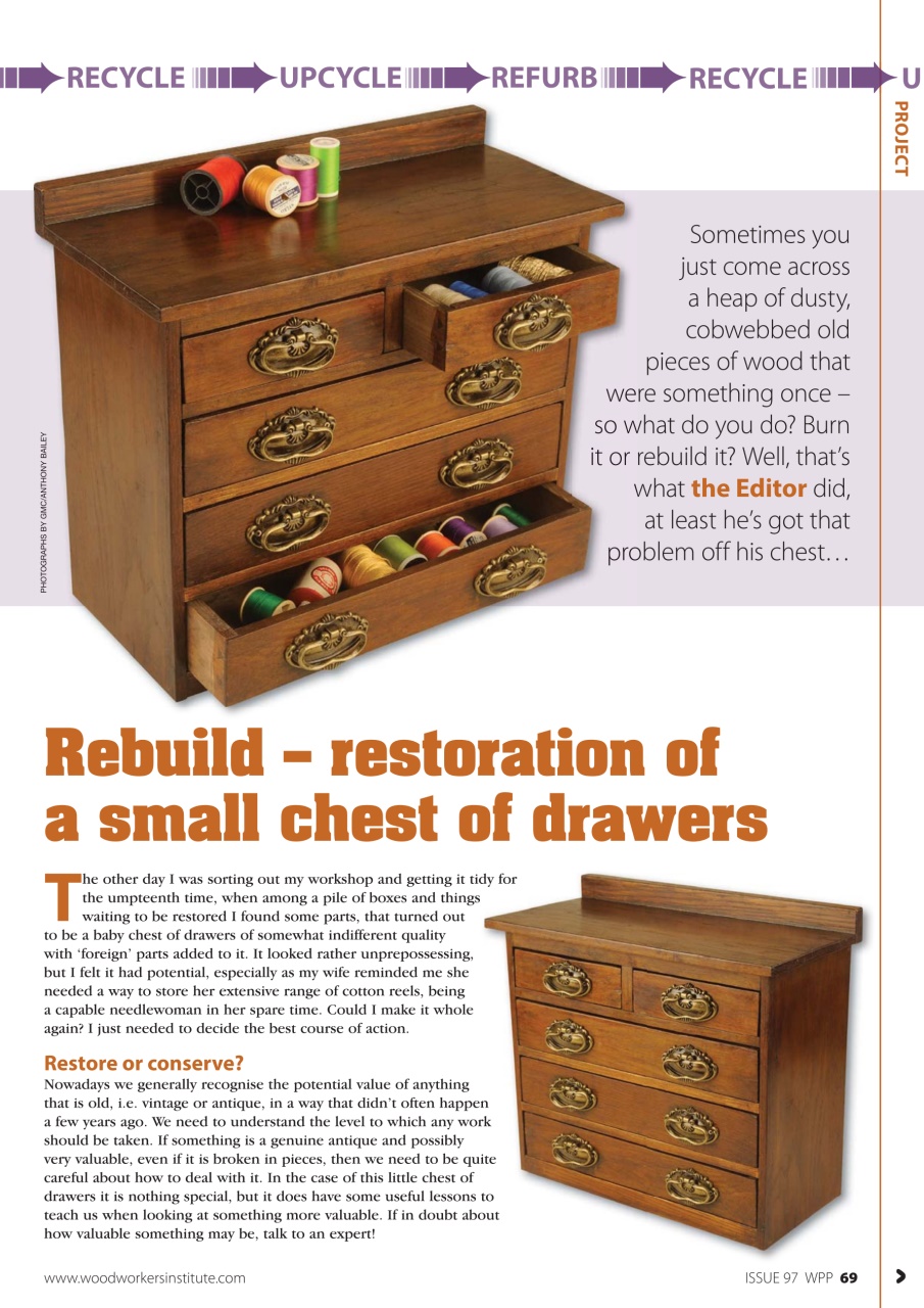 Woodworking Crafts Magazine Preview Pages