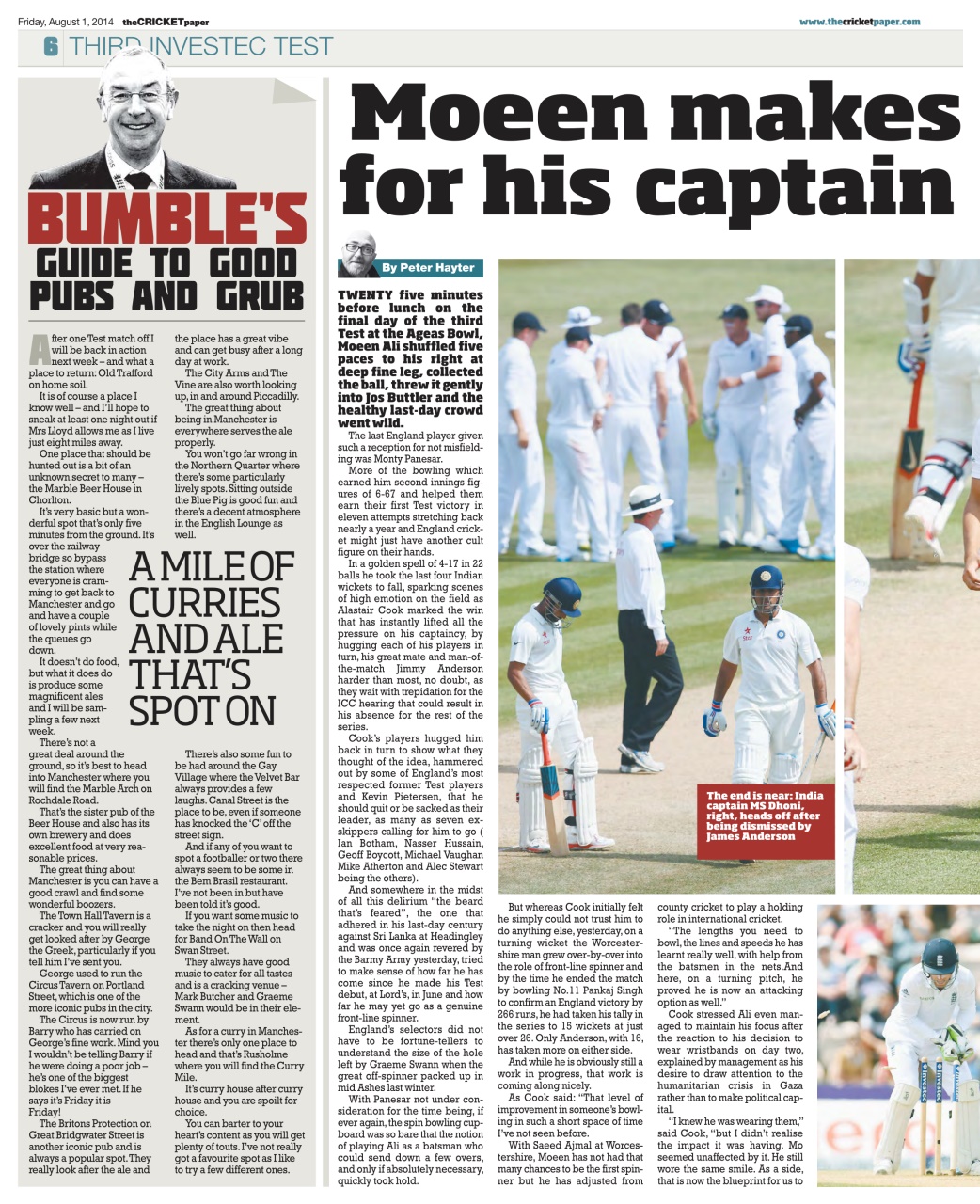 The Cricket Paper Preview Pages