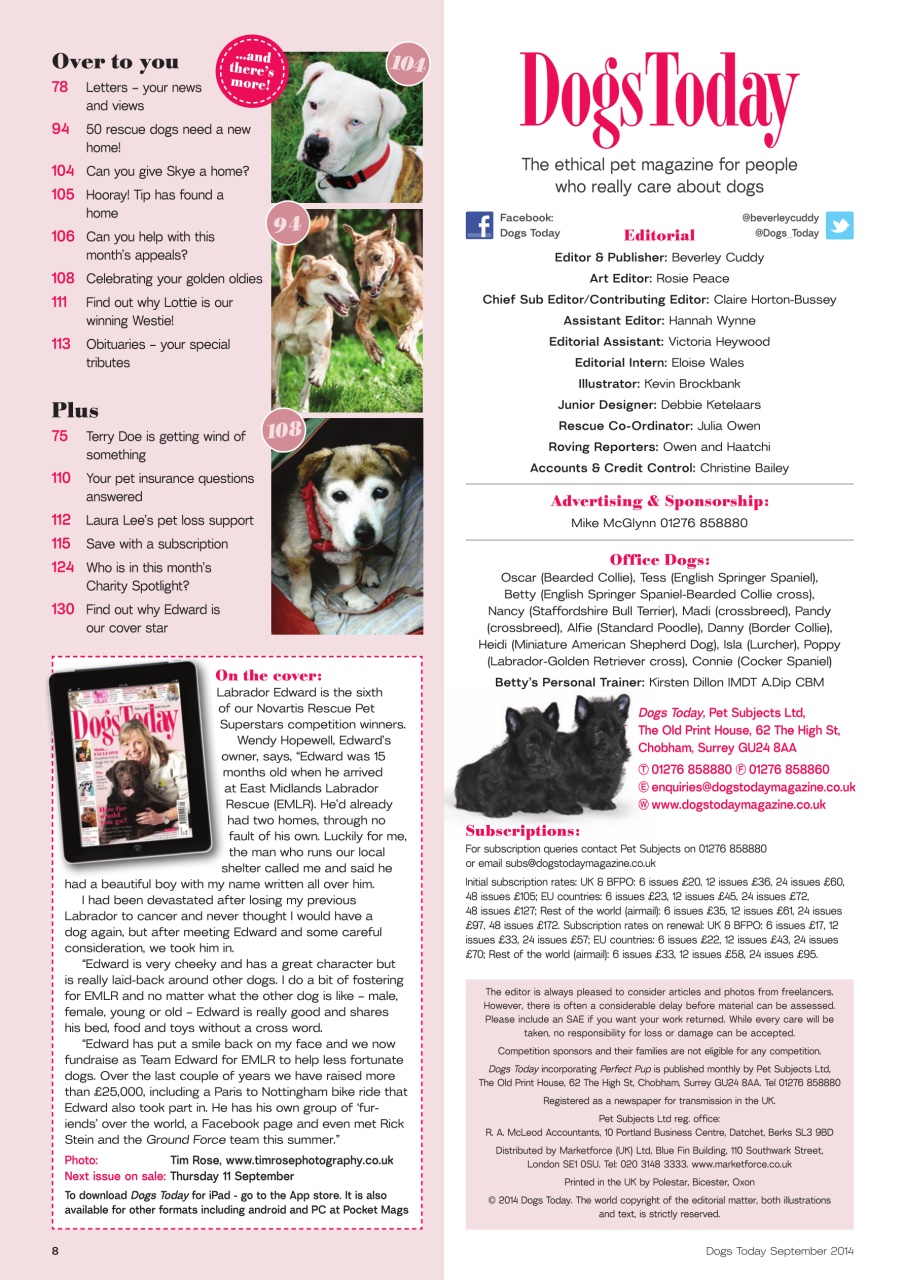 Dogs Today Magazine Preview Pages