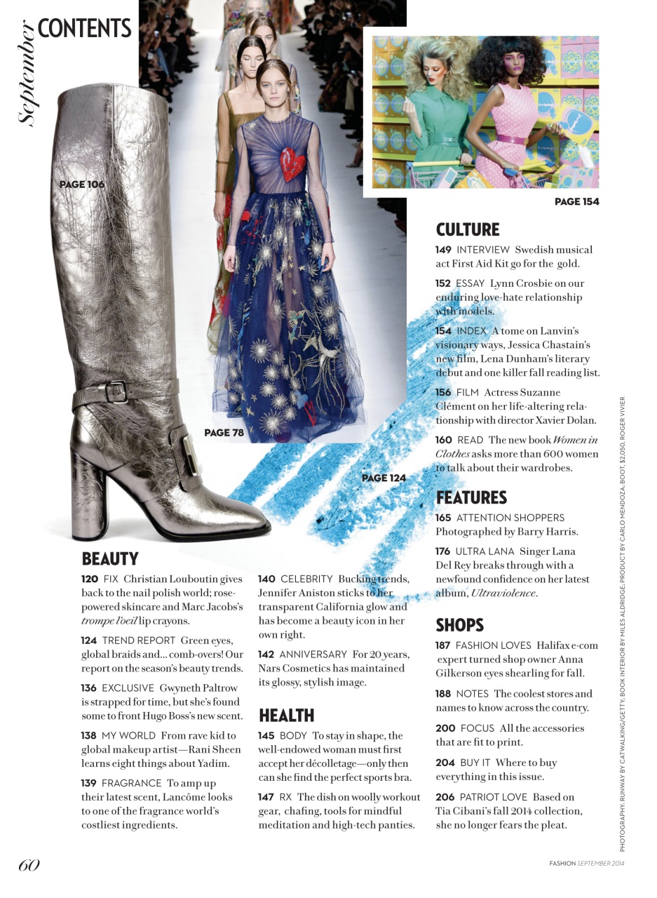 Fashion Magazine Preview Pages