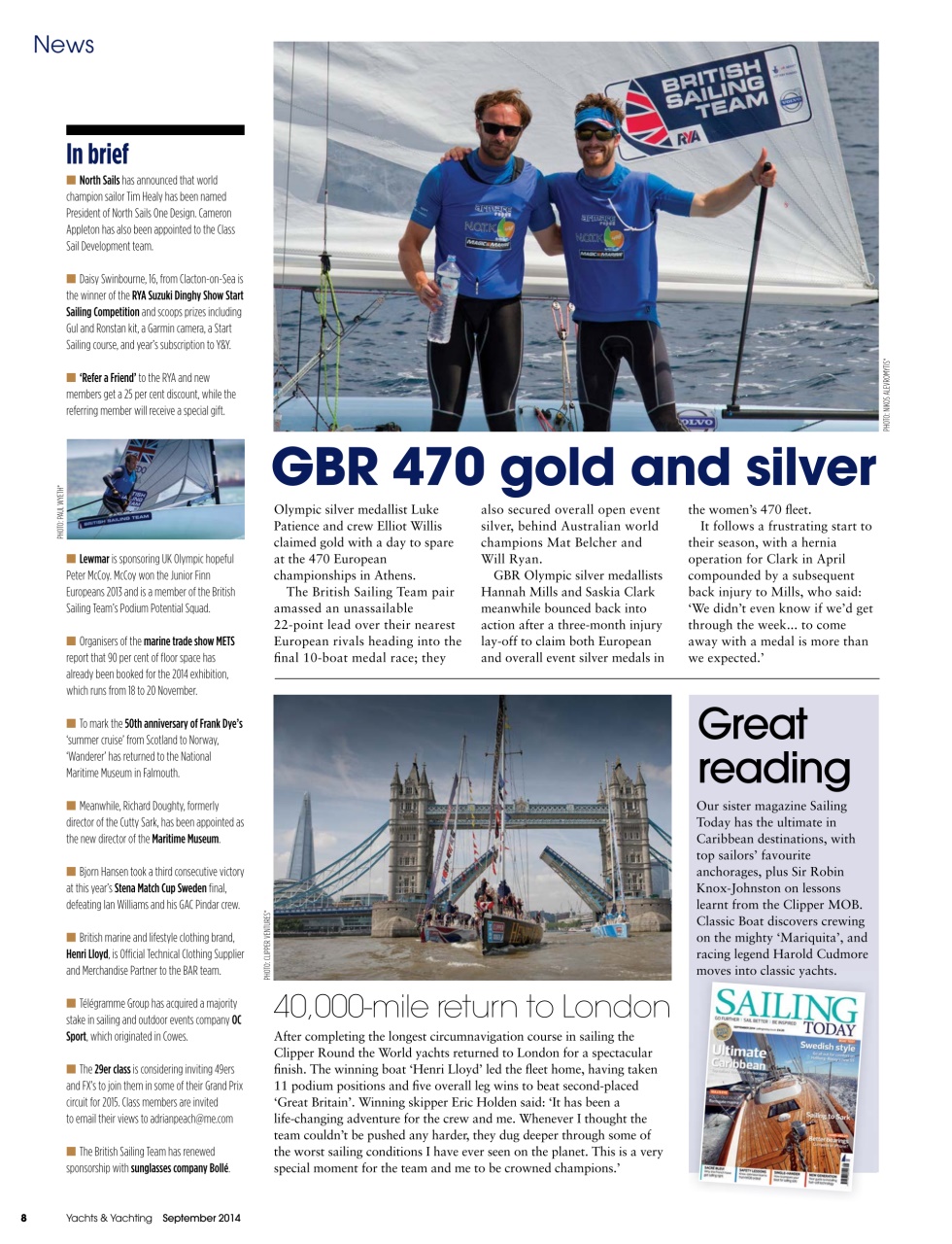 Yachts & Yachting Preview Pages