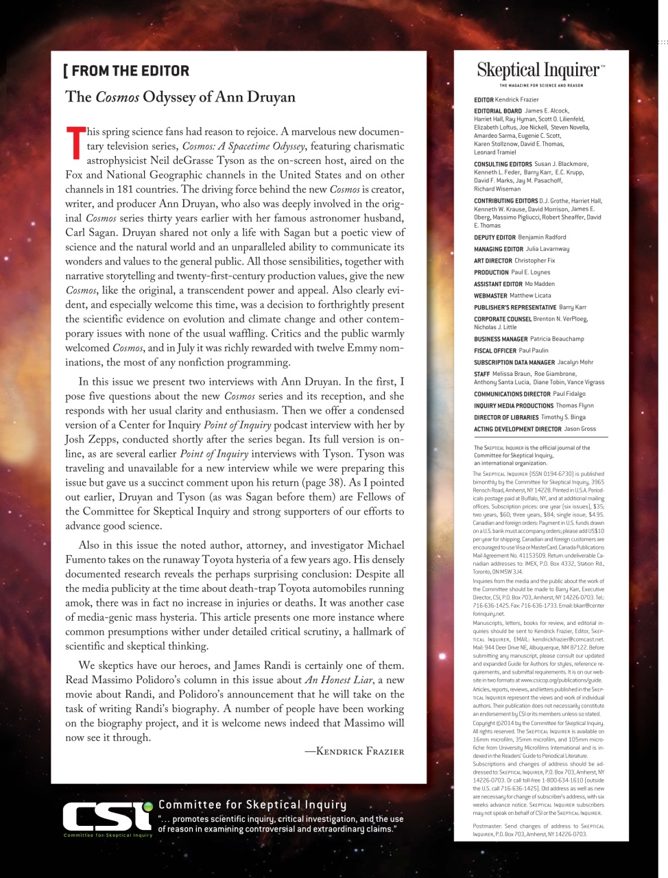 Skeptical Inquirer Preview Pages