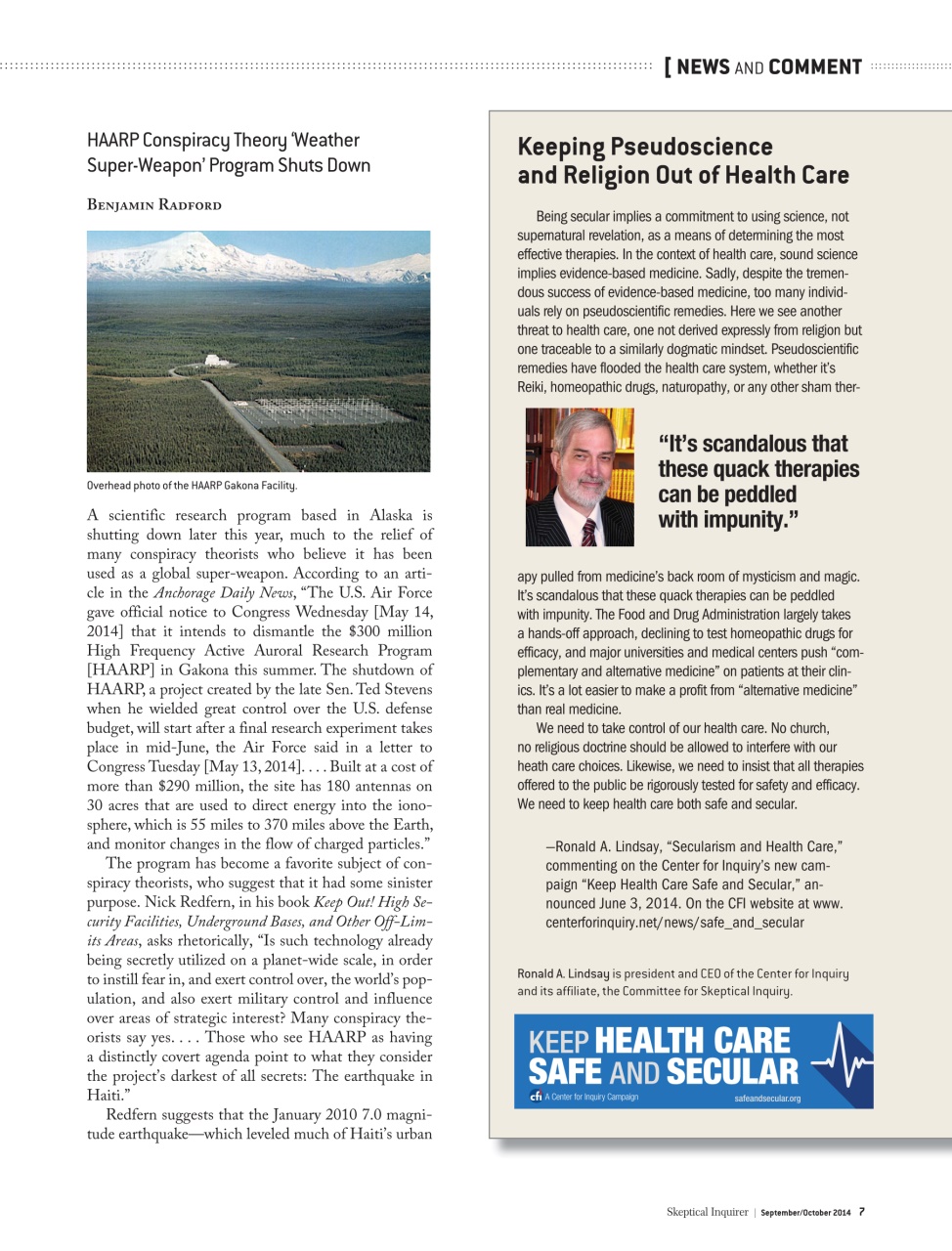 Skeptical Inquirer Preview Pages