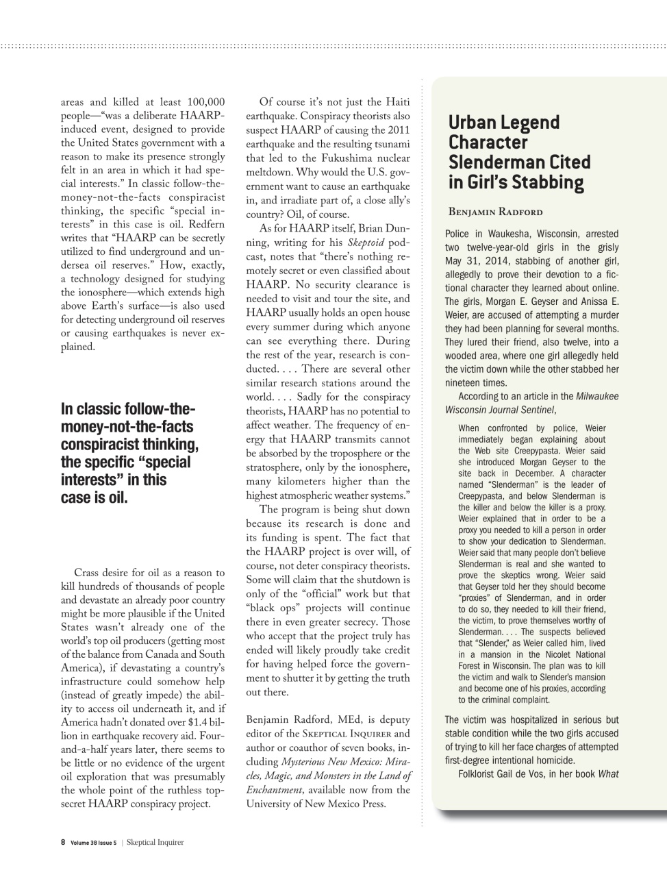 Skeptical Inquirer Preview Pages